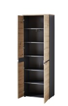 Garderoben-Set >Meagan< in Artisan Eiche - 255x192x38cm (BxHxT)