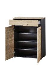 Garderoben-Set >Meagan< in Artisan Eiche - 255x192x38cm (BxHxT)