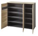 Garderoben-Set >Meagan< in Artisan Eiche - 181x190x38cm (BxHxT)