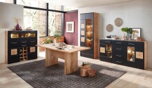 Sideboard >Sidonia< in Eiche Altholz - 170x94x40cm (BxHxT)