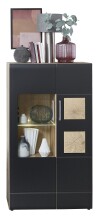 Wohnwand >Sidonia< in Eiche Altholz - 340x208x52cm (BxHxT)