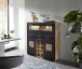 Barschrank >Sidonia< in Eiche Altholz - 120x128x37cm (BxHxT)