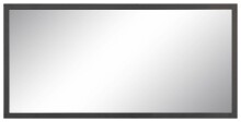 Wandspiegel >Magione< in Anthrazit Hochglanz - 120x60x2cm (BxHxT)