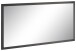 Wandspiegel >Magione< in Anthrazit Hochglanz - 120x60x2cm (BxHxT)