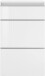Schuhschrank >Magione< in Weiß Hochglanz - 60x108x26.5cm (BxHxT)