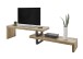 TV-Regal >Beed< (B/H/T: 140x45x40 cm) in Mango, schwarz - 140x45x40 (BxHxT)