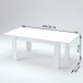 Esstisch >Jesolo< in Schiefer - 140x75x90cm (BxHxT)