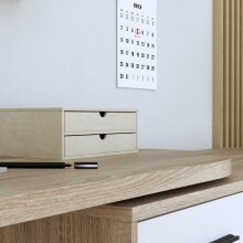 Beistellschrank >Alwernia< in Sonoma-Eiche - 144x74.1x50cm (BxHxT)