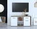 Beistellschrank >Alwernia< in Sonoma-Eiche - 144x74.1x50cm (BxHxT)