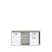 Beistellschrank >Alwernia< in Sonoma-Eiche - 144x74.1x50cm (BxHxT)