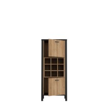 Bartisch >Hialeah< in Riviera Eiche - 151.5x120.3x49.2cm (BxHxT)
