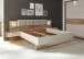 Bett >Carlynn< in Champagner - 306x100x208.2cm (BxHxT)