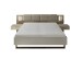 Bett >Carlynn< in Champagner - 306x100x208.2cm (BxHxT)