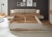 Bett >Carlynn< in Champagner - 306x100x208.2cm (BxHxT)
