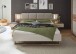 Bett >Carlynn< in Champagner - 306x100x208.2cm (BxHxT)