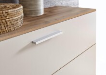 Beistellschrank >Carlynn< in Montana Oak - 120x86.6x38cm (BxHxT)