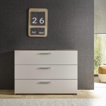 Beistellschrank >Carlynn< in Montana Oak - 120x86.6x38cm (BxHxT)