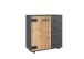 Kombikommode >Stockholm I< (B/H/T: 81x83x41 cm) in braun - 81x83x41cm (BxHxT)