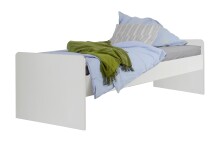 Bett >Joker< (B/H/T: 95x58x204 cm) in Weiß -...