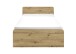 Bettgestell >Melina< in Artisan Eiche - 146x89x204cm (BxHxT)