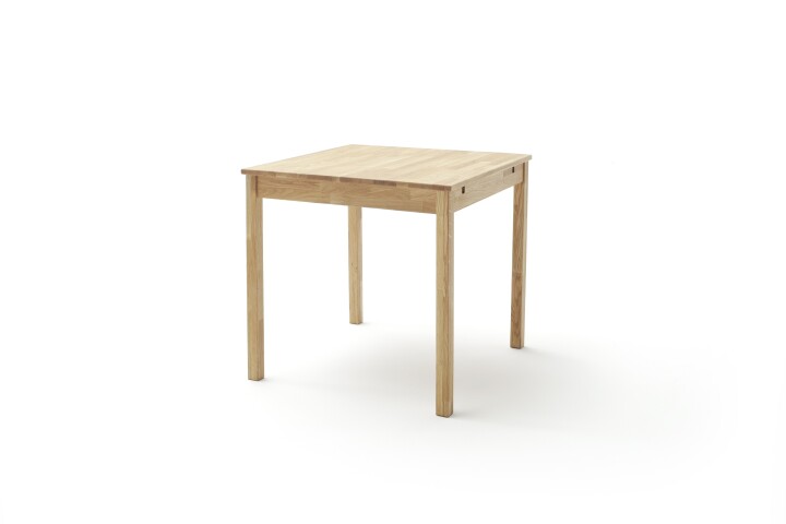 Esstisch >Becan< in Wildeiche aus Massivholz - 80x76x80cm (BxHxT)