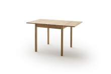 Esstisch >Becan< in Wildeiche aus Massivholz - 80x76x80cm (BxHxT)