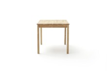 Esstisch >Becan< in Wildeiche aus Massivholz - 80x76x80cm (BxHxT)