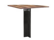 Arbeitstisch >Celon< in Old Wood Vintage - 103/153/70x73.5x70cm (BxHxT)