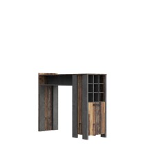 Bartisch >Celon< in Old Wood Vintage - 151.5x118.3x47.4cm (BxHxT)
