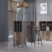 Bartisch >Celon< in Old Wood Vintage - 151.5x118.3x47.4cm (BxHxT)