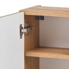 Hängeschrank >Villach< (B/H/T: 40x64x20 cm) in wotaneiche - 40x64x20 (BxHxT)