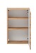 Hängeschrank >Villach< (B/H/T: 40x64x20 cm) in wotaneiche - 40x64x20 (BxHxT)