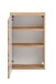 Hängeschrank >Villach< (B/H/T: 40x64x20 cm) in wotaneiche - 40x64x20 (BxHxT)