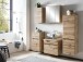 Hängeschrank >Villach< (B/H/T: 40x64x20 cm) in wotaneiche - 40x64x20 (BxHxT)