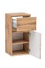 Waschbeckenunterschrank >Villach< (B/H/T: 40x79x35 cm) in wotaneiche aus MDF