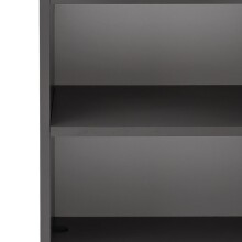 Waschbeckenunterschrank >Villach< (B/H/T: 40x79x35 cm) in matt grau aus MDF