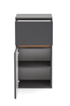 Waschbeckenunterschrank >Villach< (B/H/T: 40x79x35 cm) in matt grau aus MDF