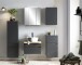 Waschbeckenunterschrank >Villach< (B/H/T: 40x79x35 cm) in matt grau aus MDF