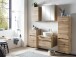 Midischrank >Villach< (B/H/T: 40x130x35 cm) in wotaneiche - 40x130x35 (BxHxT)