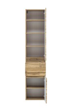 Seitenschrank >Villach< (B/H/T: 40x180x35 cm) in wotaneiche - 40x180x35 (BxHxT)