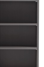 Seitenschrank >Villach< (B/H/T: 40x180x35 cm) in matt grau - 40x180x35 (BxHxT)