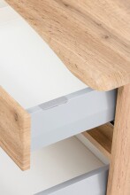 Waschtisch-Set >Villach< (B/H/T: 100x200x47 cm) in wotaneiche aus MDF