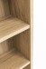 Hängeregal >Kaprun< (B/H/T: 30x64x18 cm) in wotaneiche - 30x64x18cm (BxHxT)