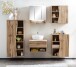 Hängeschrank >Kaprun< (B/H/T: 60x64x20 cm) in wotaneiche - 60x64x20 (BxHxT)