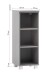 Regal >Kaprun< (B/H/T: 30x79x35 cm) in wotaneiche - 30x79x35cm (BxHxT)