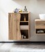 Waschbeckenunterschrank >Kaprun< (B/H/T: 60x79x35 cm) in wotaneiche aus MDF