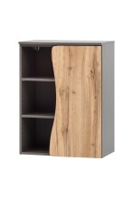 Waschbeckenunterschrank >Kaprun< (B/H/T: 60x79x35 cm) in graphit aus MDF