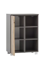 Waschbeckenunterschrank >Kaprun< (B/H/T: 60x79x35 cm) in graphit aus MDF