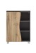 Waschbeckenunterschrank >Kaprun< (B/H/T: 60x79x35 cm) in graphit aus MDF