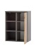 Waschbeckenunterschrank >Kaprun< (B/H/T: 60x79x35 cm) in graphit aus MDF